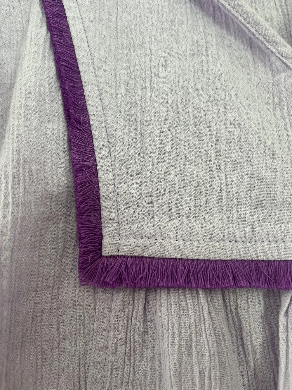 Crewcuts Lilac Tunic Coverup with Deep Purple Trim (NWOT)